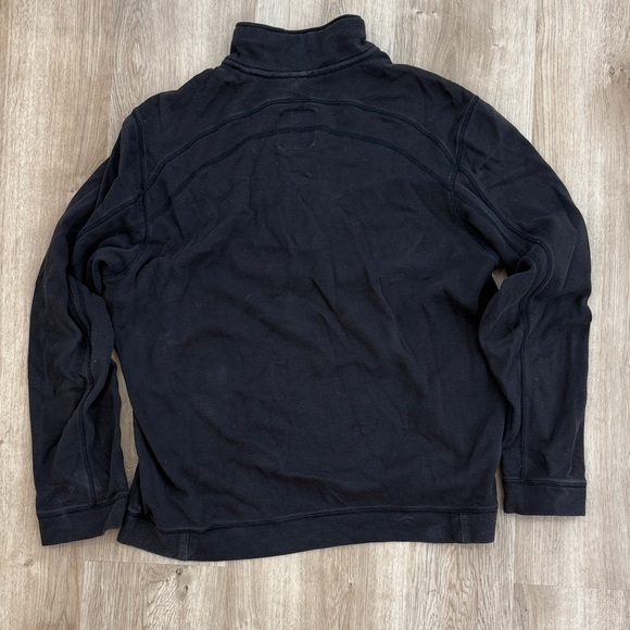 Tommy Bahama Black Quarter-Zip Pullover - Picture 5 of 5